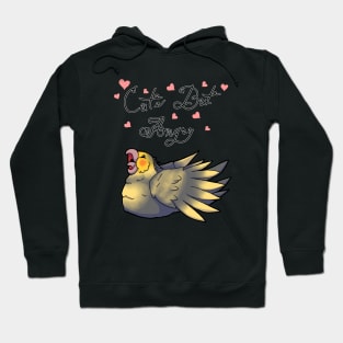 Cute But Angry (Grey and yellow tiel) Hoodie